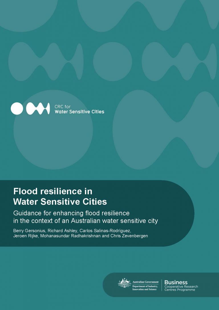 Flood Resilience In Water Sensitive Cities: Guidance For Enhancing ...