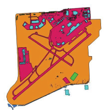 Landuse map of Adelaide Airport